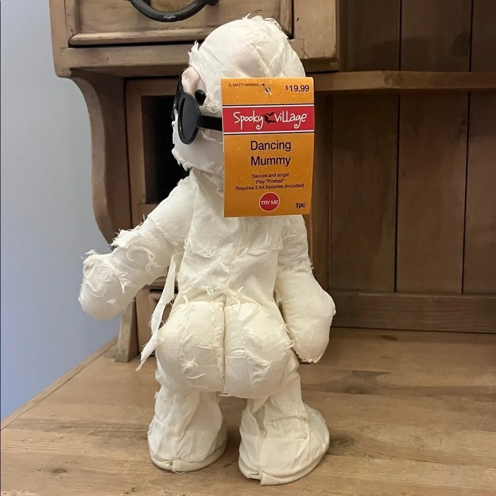 Spooky Village Animated Dancing Mummy “Fireball” Twerking Dancing NWT Gemmy